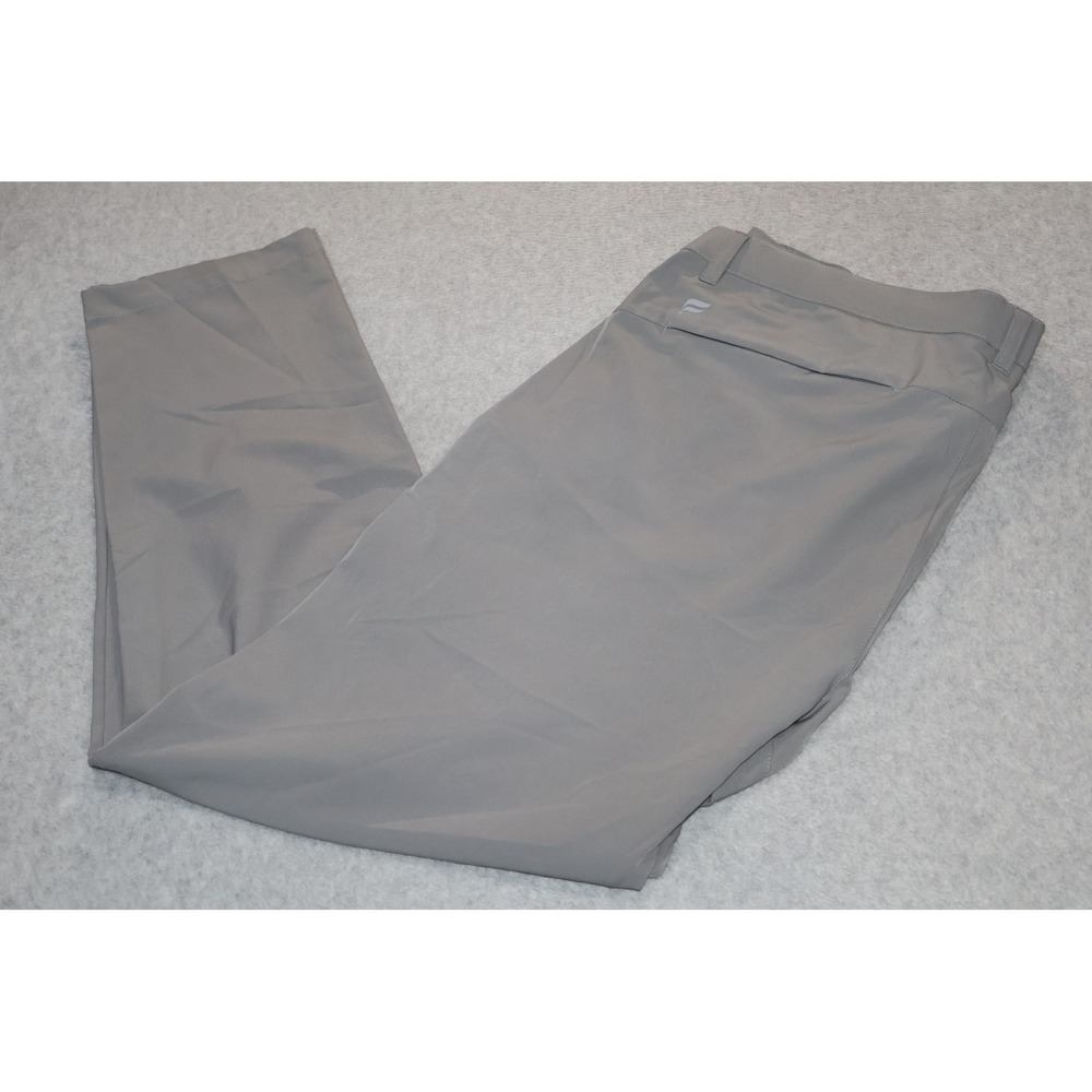 Fabletics Pants Mens 38x30 Gray Performance Chino Polyester Golf Travel Poly